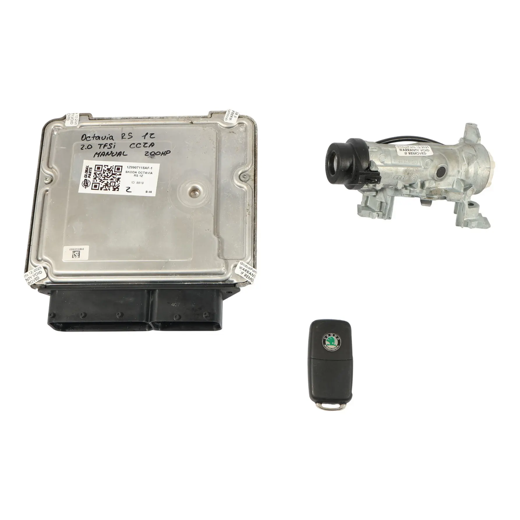 Skoda Octavia RS II 2.0TFSI CCZA 200CH Kit Calculateur Moteur 1Z0907115AF Manuel