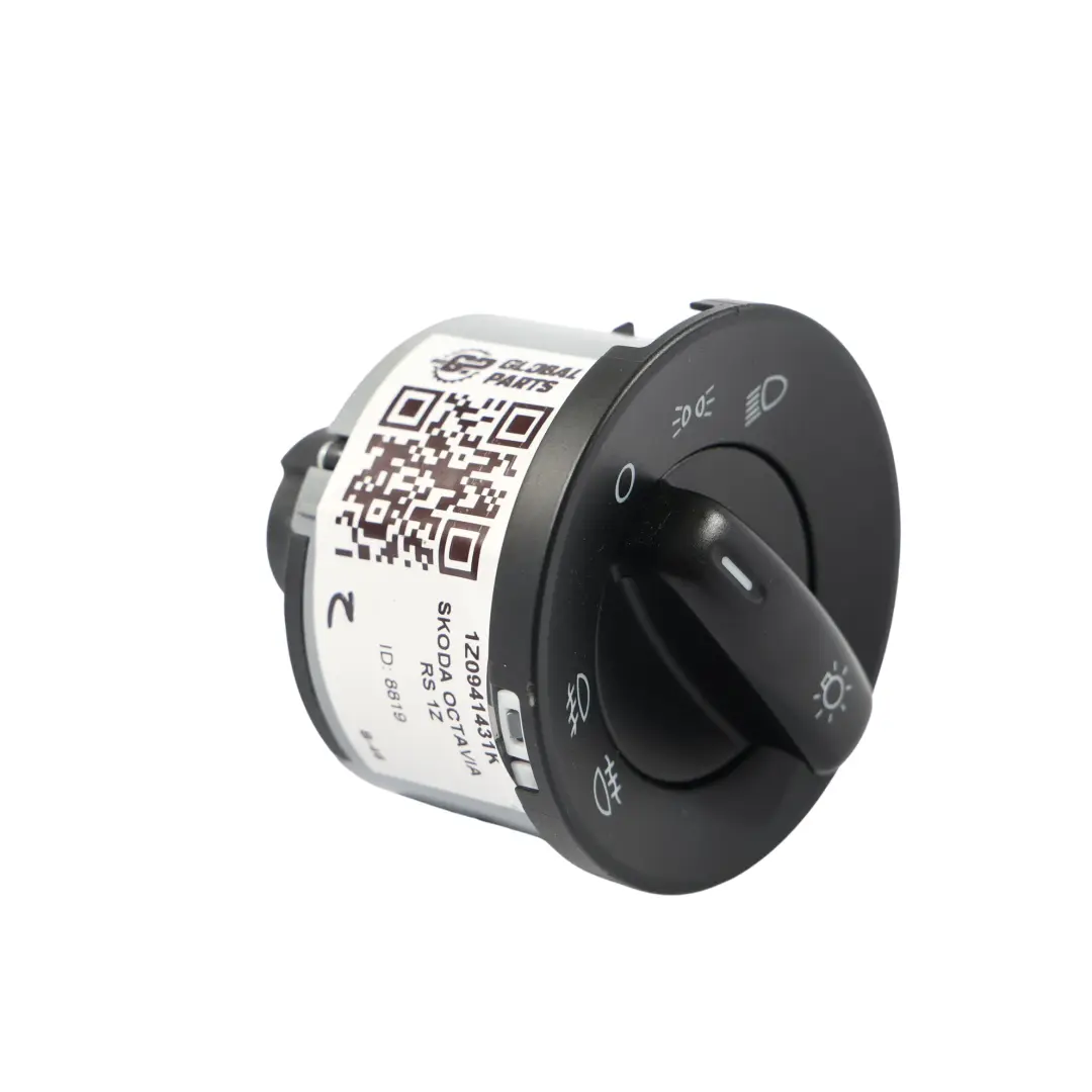 Mk2 1Z Headlight Lamp Switch Unit Light Control Panel to Skoda Octavia with Part number 1Z0941431K Skoda Octavia Mk2 1Z Headlight Lamp Switch Unit Light Control Panel - SKU 1Z0941431K - Part number 1Z0941431K