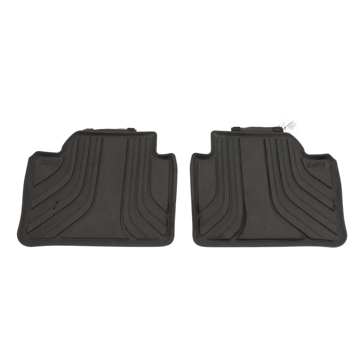 BMW F30 F31 F36 Floor Mats All-Weather Rear Rubber Cover Set Anthrazite 2219802