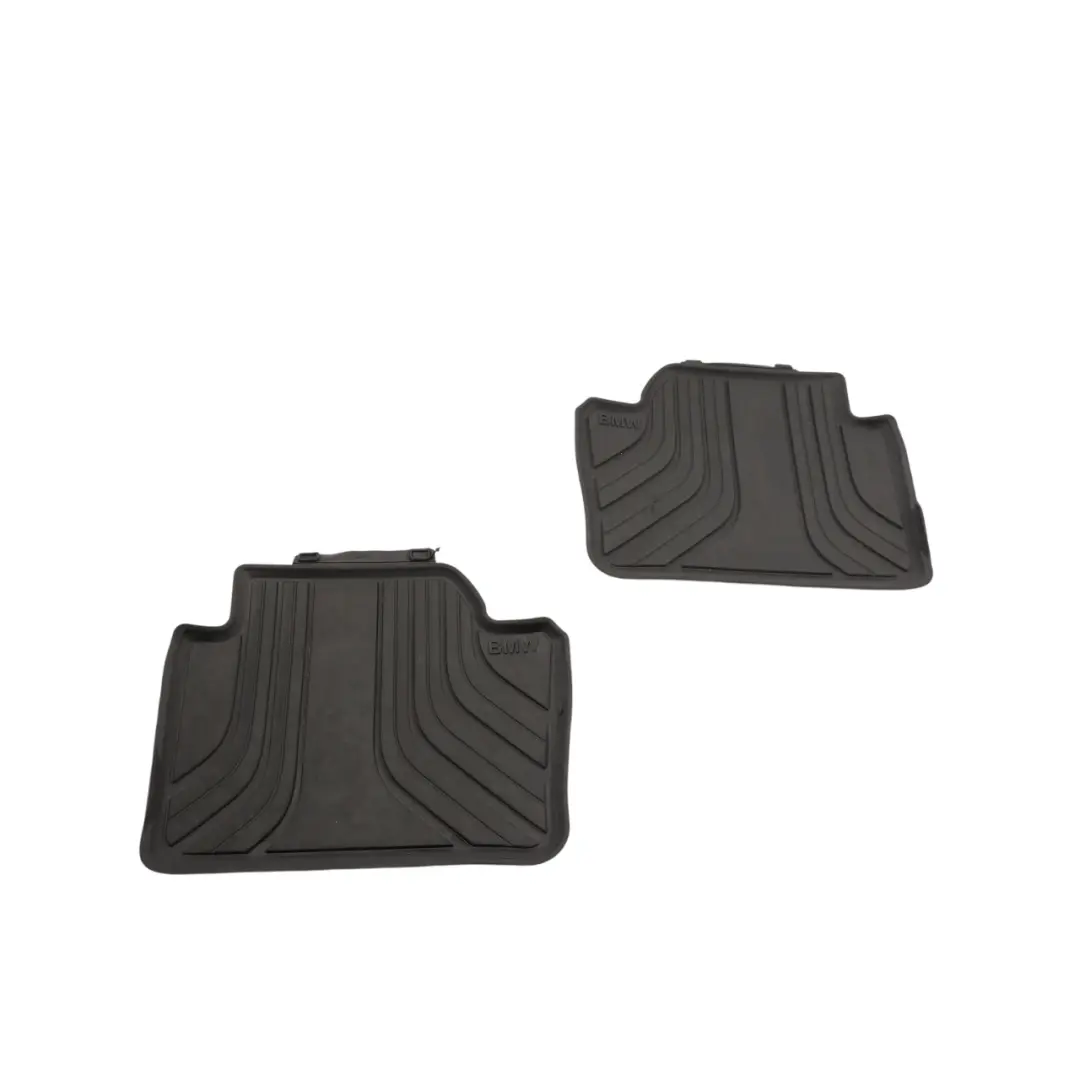 Floor Mats All-Weather Rear Rubber Cover Set Anthrazite to BMW F30 F31 F36 with Part number 2219802 BMW F30 F31 F36 Floor Mats All-Weather Rear Rubber Cover Set Anthrazite - SKU 2219802 - Part number 2219802