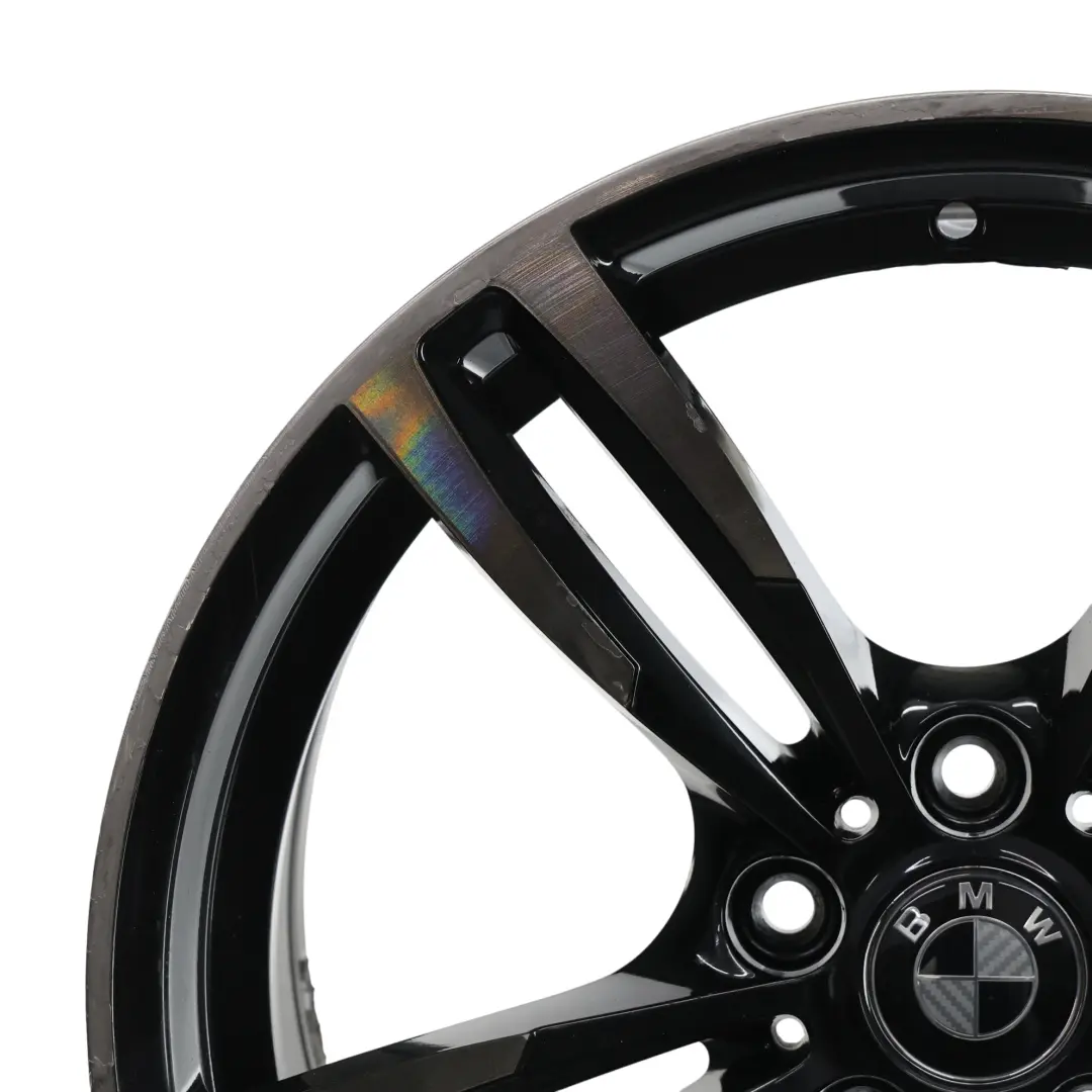 BMW F80 M3 F82 M4 Ferric Grey Front Wheel Alloy Rim 19" 9J M Double Spoke 437 - SKU 2284755-1 - Part number 2284755