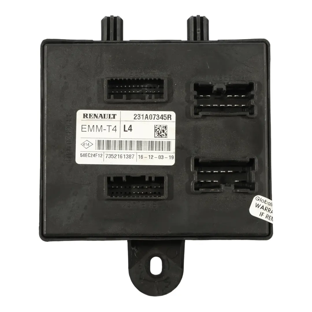 Smart Fortwo C453 Central Door Locking Control Unit Module ECU - SKU 231A07345R - Part number 231A07345R