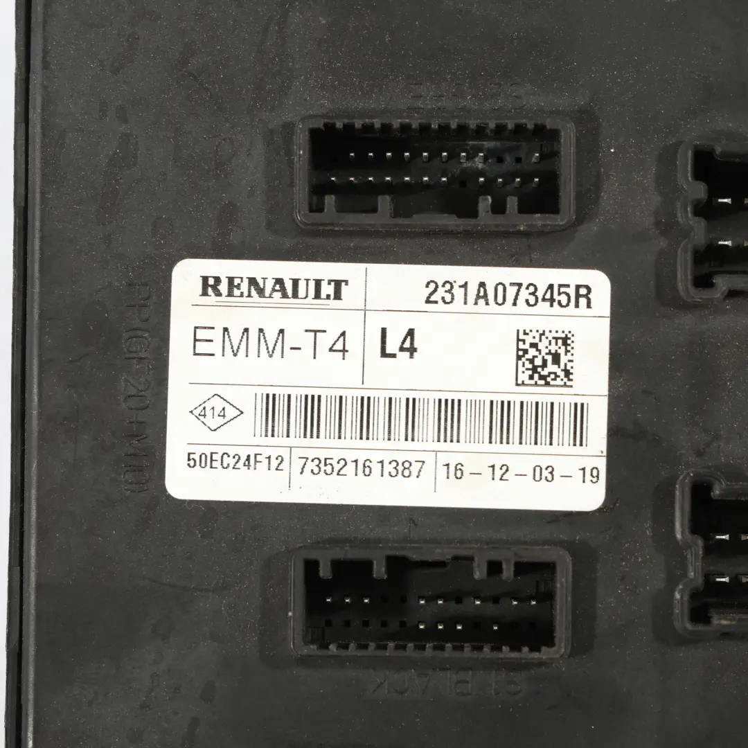 Smart Fortwo C453 Zentrale Tür Verriegelung Steuergerät Modul ECU - SKU 231A07345R - Teilenummer 231A07345R