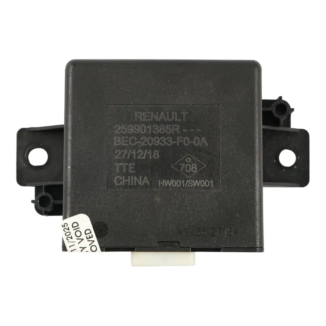 C453 Unidad Central De Control Electrónico Módulo ECU para Smart Fortwo con número de pieza 259901385R Smart Fortwo C453 Unidad Central De Control Electrónico Módulo ECU - SKU 259901385R - Número de pieza 259901385R