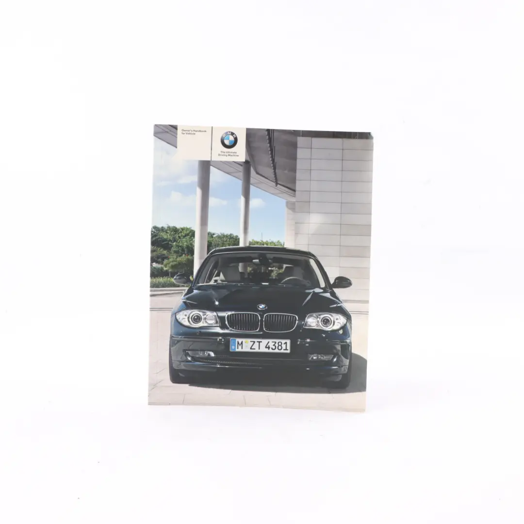 BMW E87 LCI E81 Owner's Manual Hanbook For Cars Without iDrive Set - SKU 2608007-1 - Part number 2608007