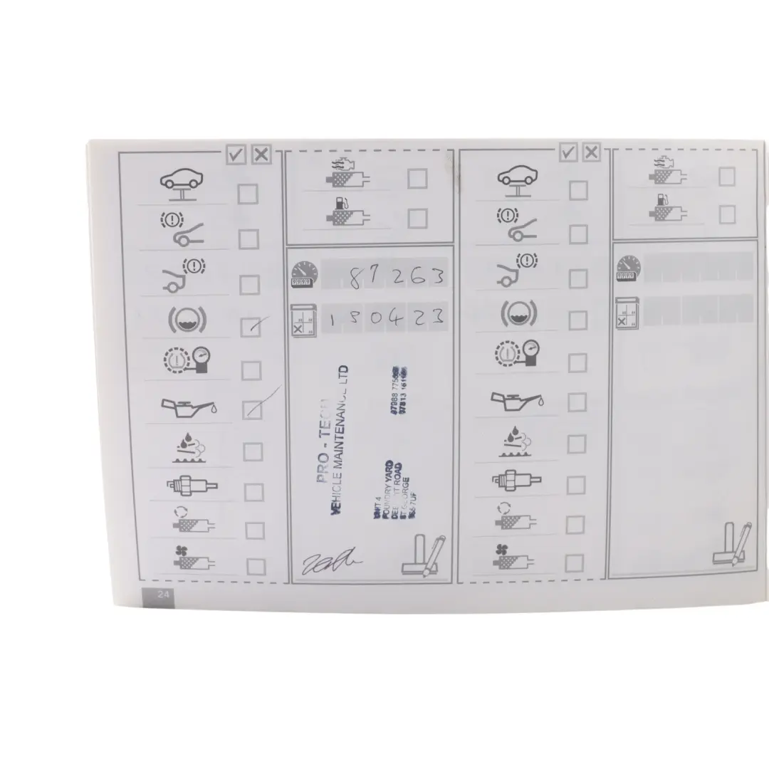 BMW E87 LCI E81 Owner's Manual Hanbook For Cars Without iDrive Set - SKU 2608007-1 - Part number 2608007