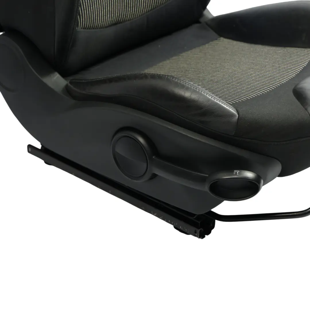 Mini Cooper R55 R56 R57 Asiento Delantero Deportivo Derecho Tela Cuero Negro - SKU 2753492-4 - Número de pieza 2753492