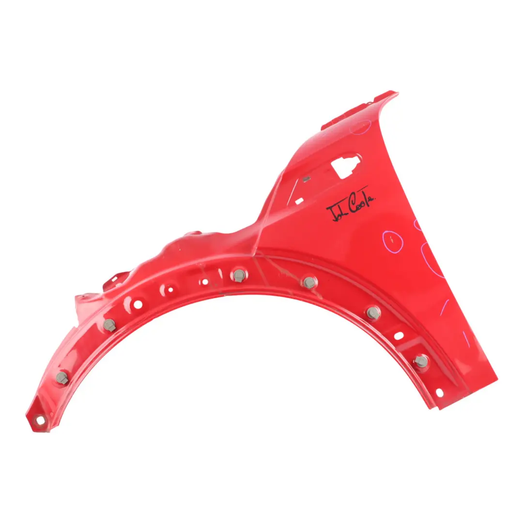 BMW MINI Cooper 10 R55 R56 R57 R58 Side Panel Front Left Wing N/S Chili Red 851 - SKU 2754725-CHRED10 - Part number 2754725