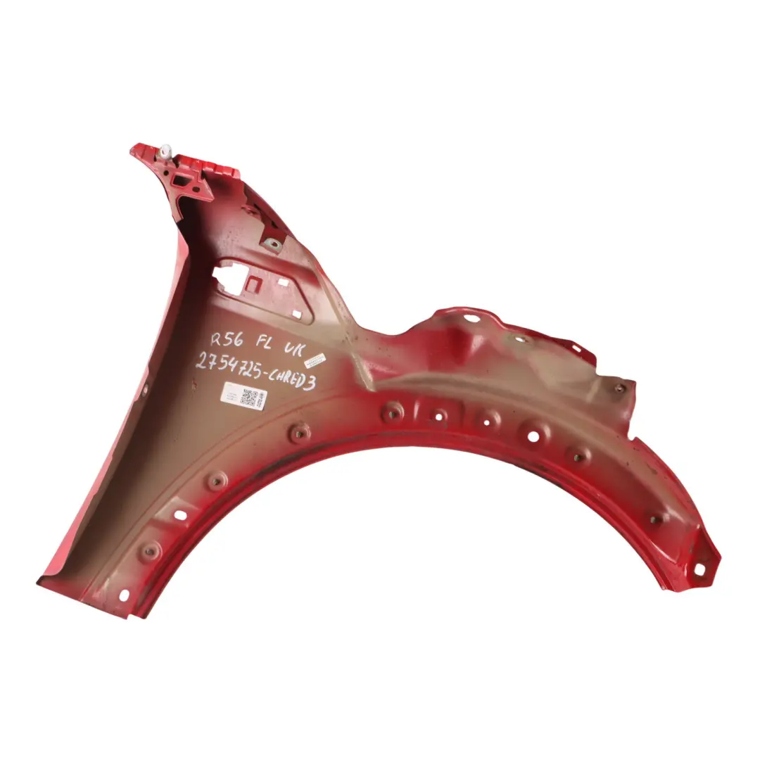 Side Panel Front Left Wing N/S Chili Red - 851 to Mini R55 R56 R57 R58 with Part number 2754725 Mini R55 R56 R57 R58 Side Panel Front Left Wing N/S Chili Red - 851 - SKU 2754725-CHRED10 - Part number 2754725