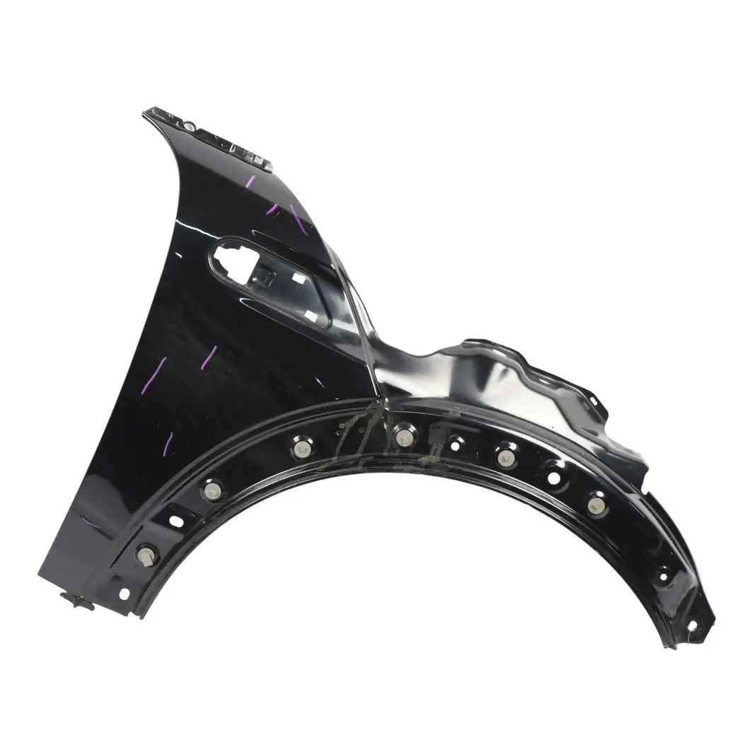 Mini R55 R56 R57 R58 Side Panel Front Right Wing O/S Astro Black Metallic - A25