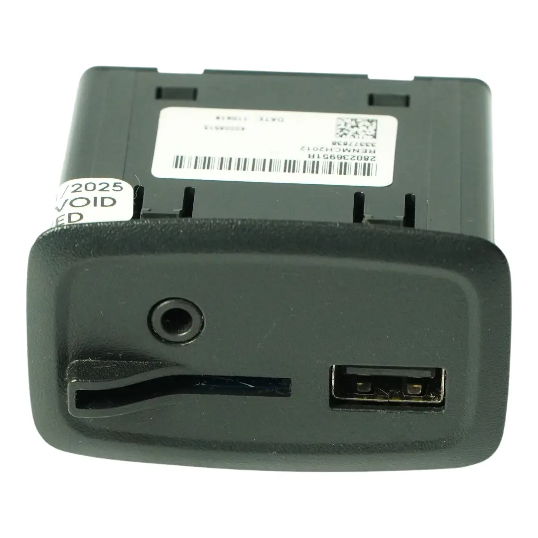C453 USB AUX SD Card Buchse Slot Port Steuergerät für Smart Fortwo mit Teilenummer 280236951R Smart Fortwo C453 USB AUX SD Card Buchse Slot Port Steuergerät - SKU 280236951R - Teilenummer 280236951R