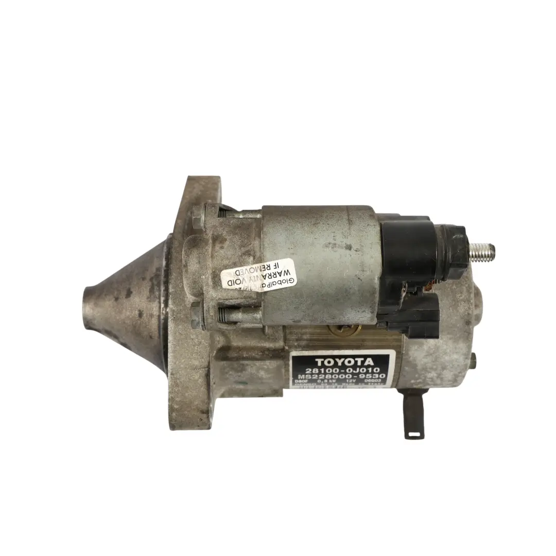 Mk1 XP10 Starter Motor Denso Petrol 1.0 to Toyota Yaris with Part number 281000J010 Toyota Yaris Mk1 XP10 Starter Motor Denso Petrol 1.0 - SKU 281000J010 - Part number 281000J010