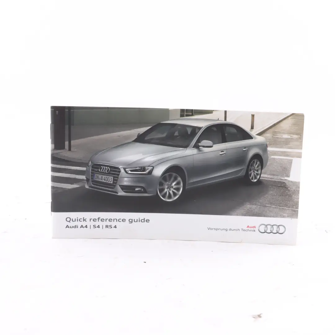 Audi A4 B8 Owner's Handbook Instruction Book Set Wallet Case Pouch - SKU 2915618K220-1 - Part number 2915618K220