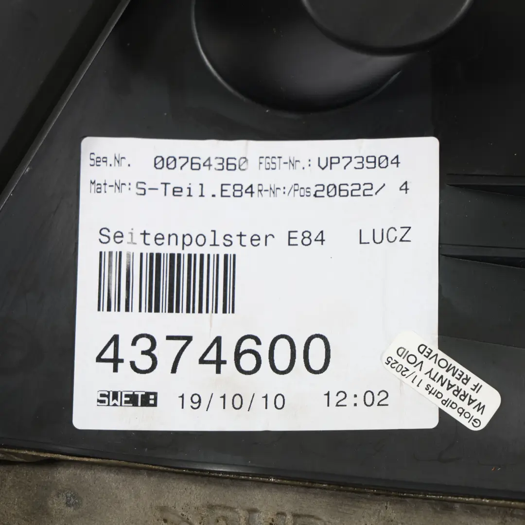 Backrest Bench Side Finisher Leather Brown Rear Left N/S to BMW X1 E84 Seat with Part number 2992399 BMW X1 E84 Seat Backrest Bench Side Finisher Leather Brown Rear Left N/S - SKU 2992399 - Part number 2992399