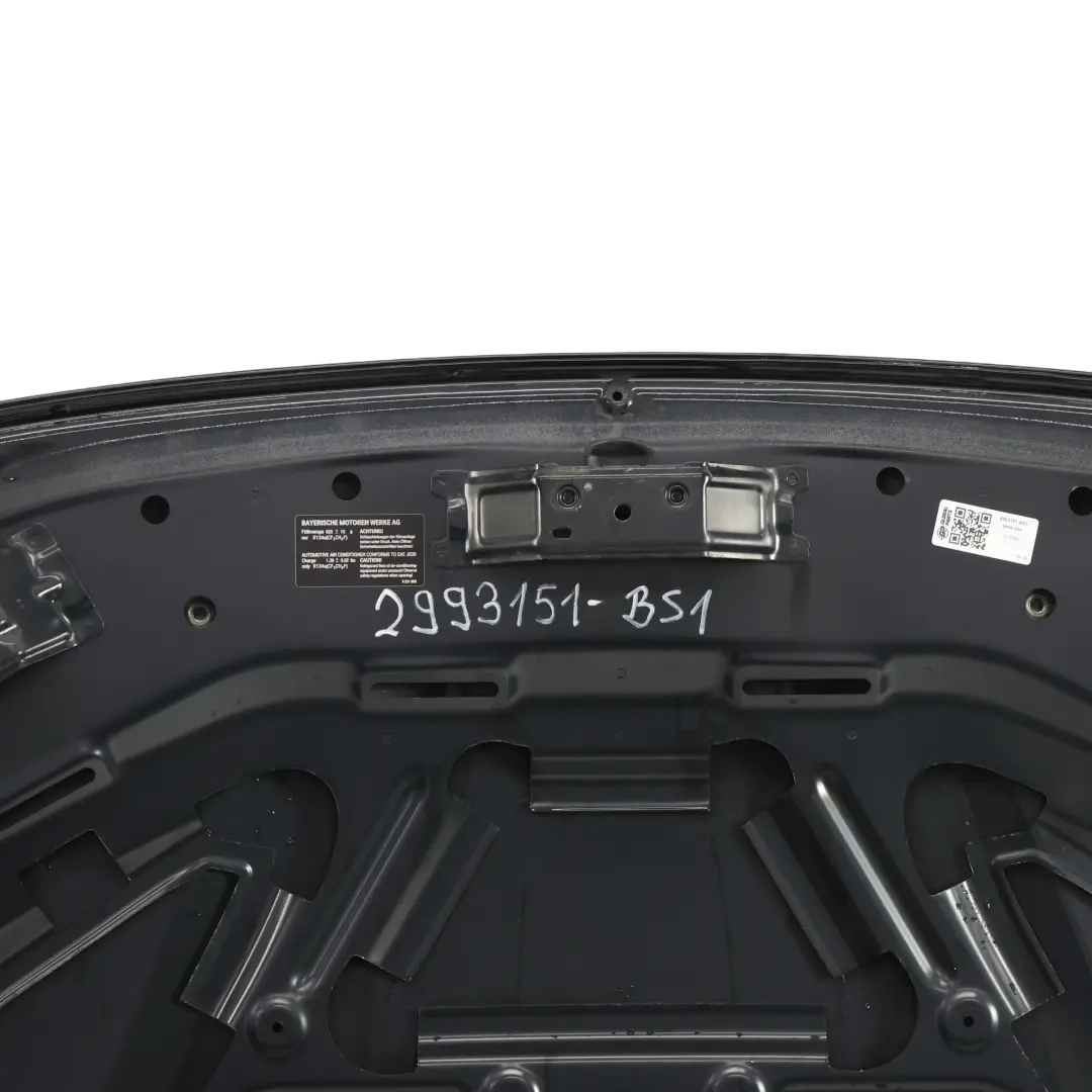 Maska Pokrywa Silnika Black Sapphire Czarny Metalik - 475 do BMW X1 E84 o numerze 2993151 BMW X1 E84 Maska Pokrywa Silnika Black Sapphire Czarny Metalik - 475 - SKU 2993151-BS1 - Numer Części 2993151