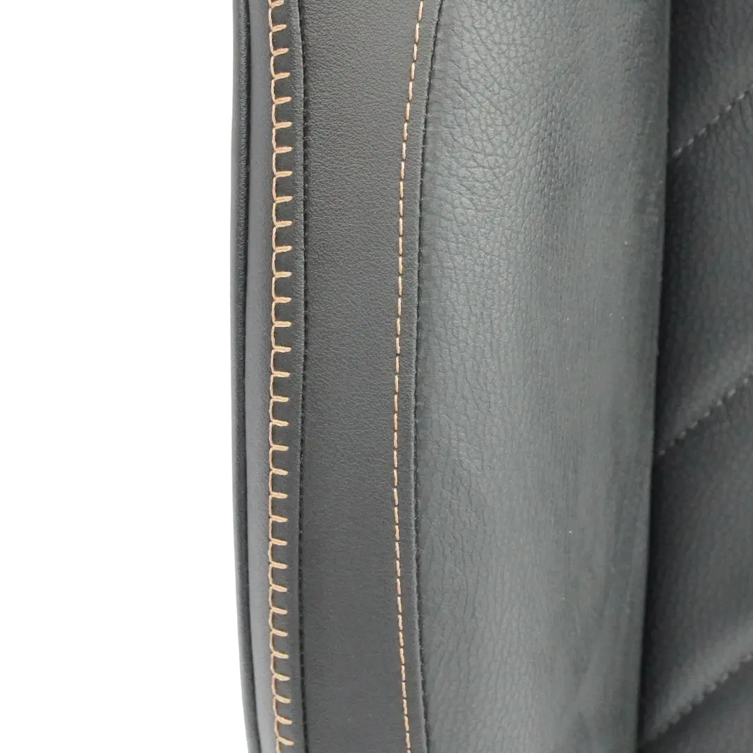 Front Seat Backrest Right O/S Heated Black Leather Brown Stitch to VW Amarok NF with Part number 2HJ881806EQ VW Amarok NF Front Seat Backrest Right O/S Heated Black Leather Brown Stitch - SKU 2HJ881806EQ - Part number 2HJ881806EQ