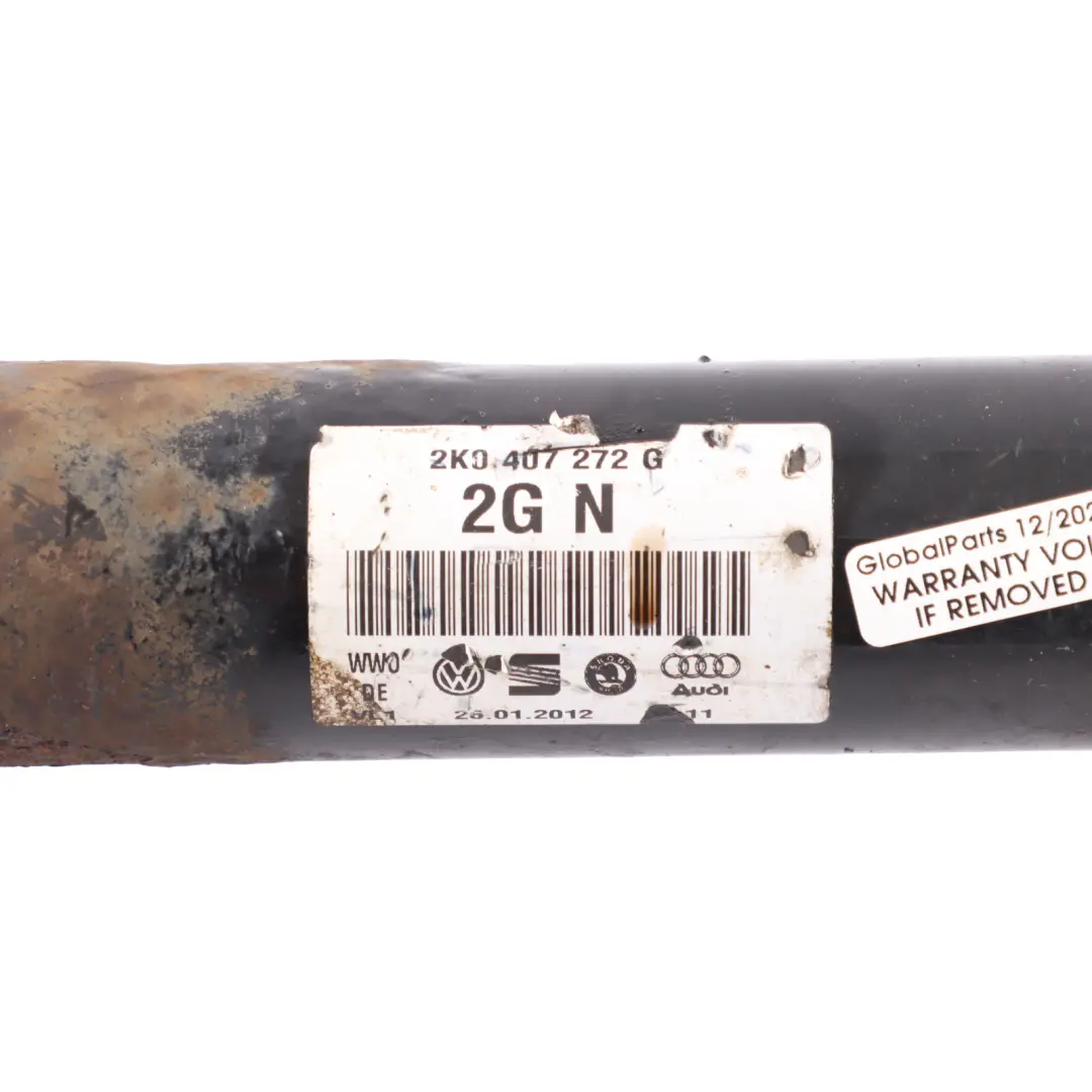 VW Volkswagen Caddy Maxi Mk2 Arbre De Transmission Avant Droit - SKU 2K0407272G - Numéro de pièce 2K0407272G