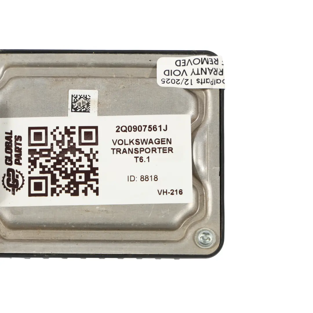 Module Capteur Distance Radar Distronic Calculateur pour VW Transporter T6 à propos du numéro de pièce 2Q0907561J VW Transporter T6 Module Capteur Distance Radar Distronic Calculateur - SKU 2Q0907561J - Numéro de pièce 2Q0907561J