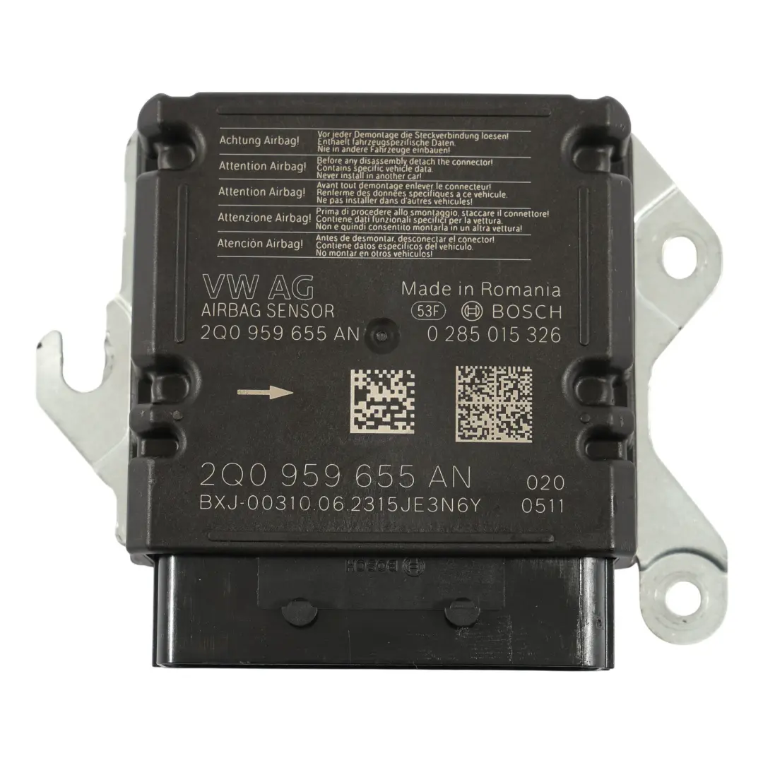 Volkswagen Polo VI Audi A1 GB Modulo Aria Sensor Unità Controllo ECU - SKU 2Q0959655AN - Numero di parte 2Q0959655AN