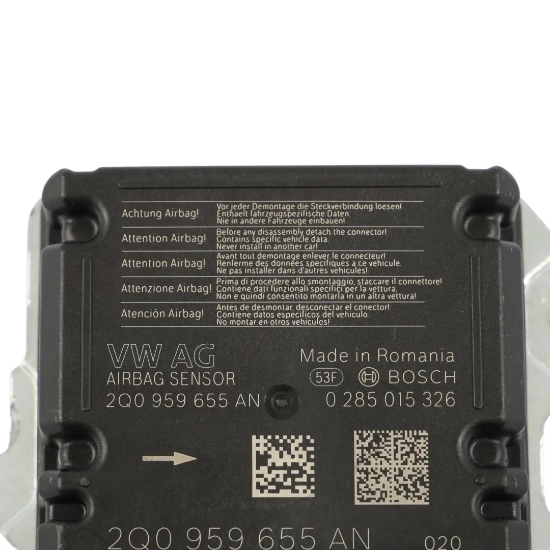 Volkswagen Polo VI Audi A1 GB Module Command Capteur Air Contrôl ECU - SKU 2Q0959655AN - Numéro de pièce 2Q0959655AN