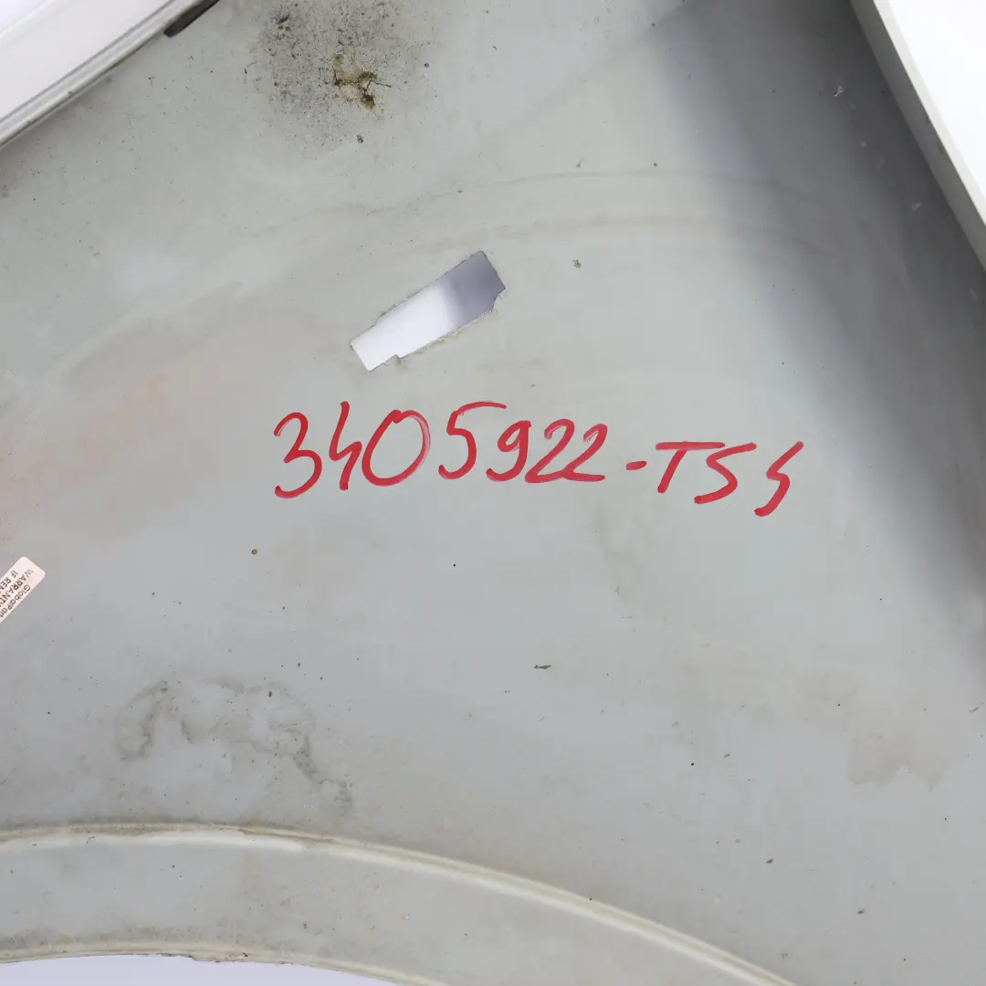 BMW X3 E83 Panel Lateral Fender Wing Delantero Derecho Titansilber Plata - 354 - SKU 3405922-TS4 - Número de pieza 3405922
