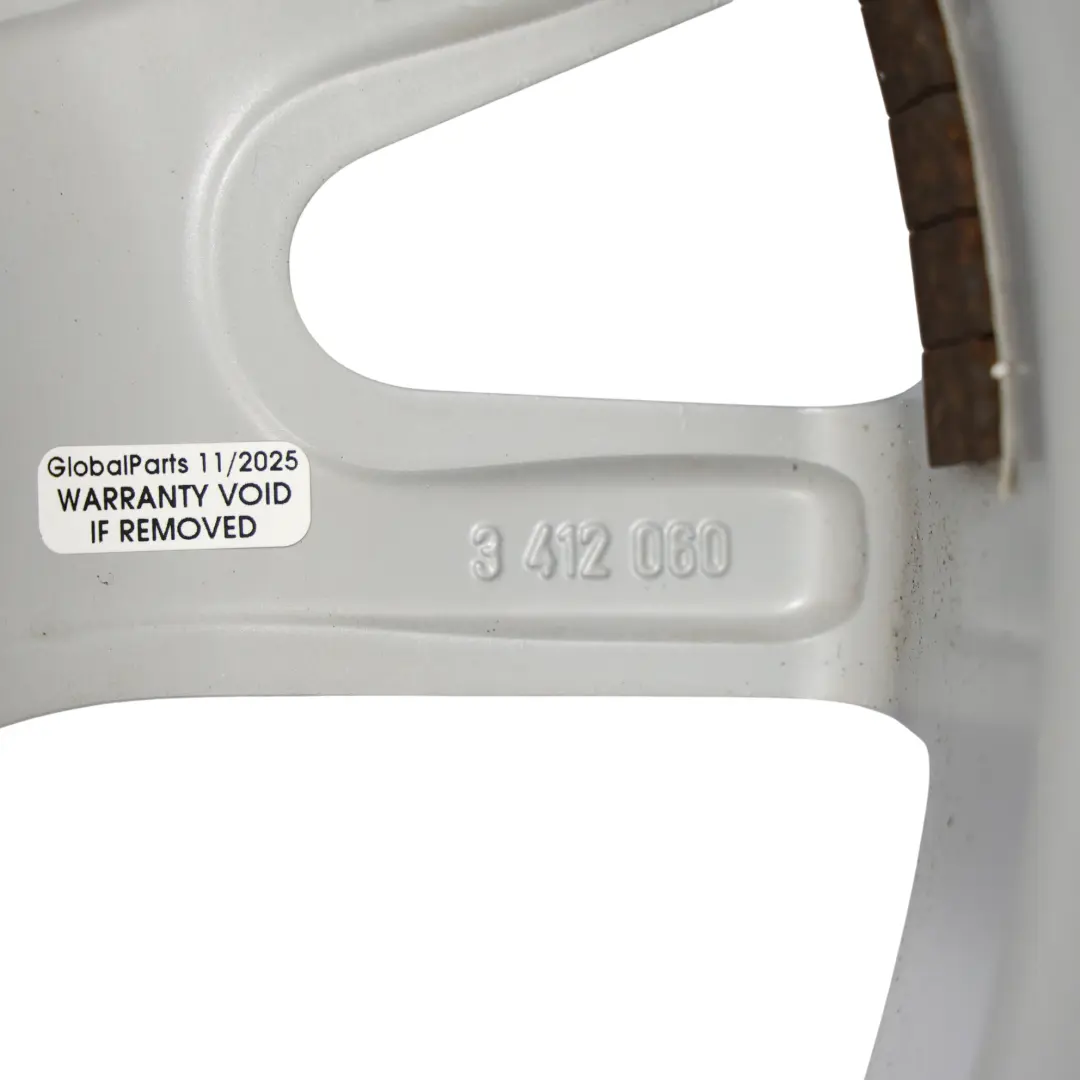 BMW X3 E83 Jante en alliage d'argent 17" 8J Rayons Doubles 148 ET:46 - SKU 3412060-1 - Numéro de pièce 3412060