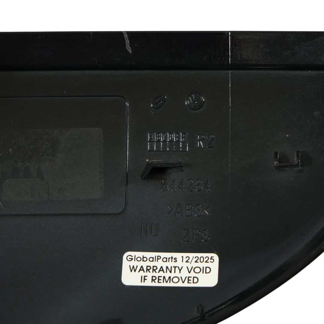 VW Scirocco Passat B7 Außen spiegel Abdeckung Rechts Cap Deep Schwarz Pearl C9X - SKU 3C8857538-DBL - Teilenummer 3C8857538