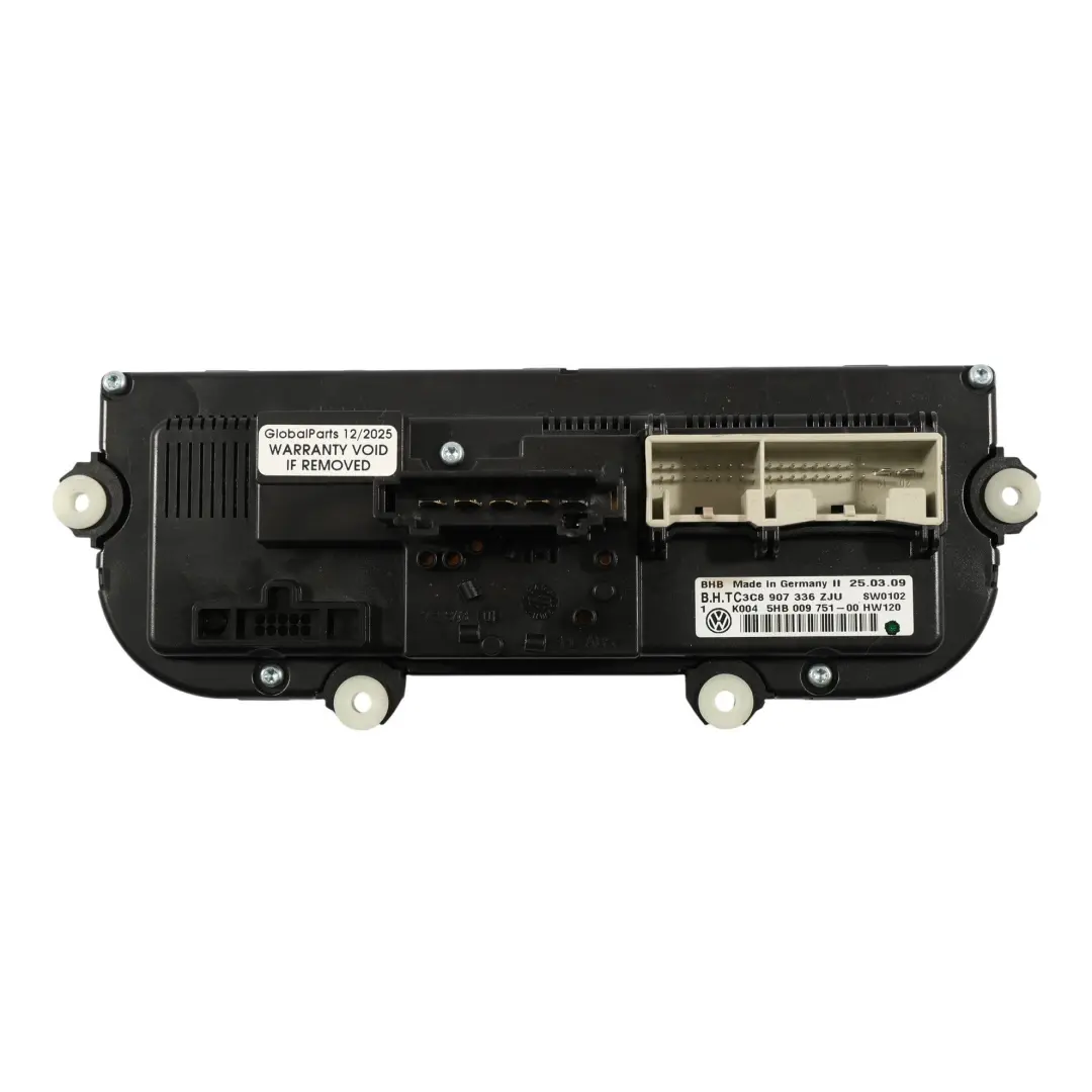 Mk6 Salpicadero Calefacción Climatizador Interruptor para Volkswagen Golf con número de pieza 3C8907336 Volkswagen Golf Mk6 Salpicadero Calefacción Climatizador Interruptor - SKU 3C8907336 - Número de pieza 3C8907336