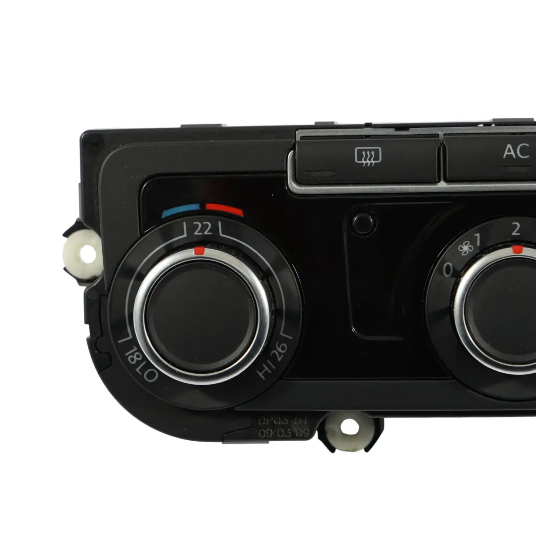 Mk6 Dashboard Heater Climate Control Panel Switch to Volkswagen Golf with Part number 3C8907336 Volkswagen Golf Mk6 Dashboard Heater Climate Control Panel Switch - SKU 3C8907336 - Part number 3C8907336