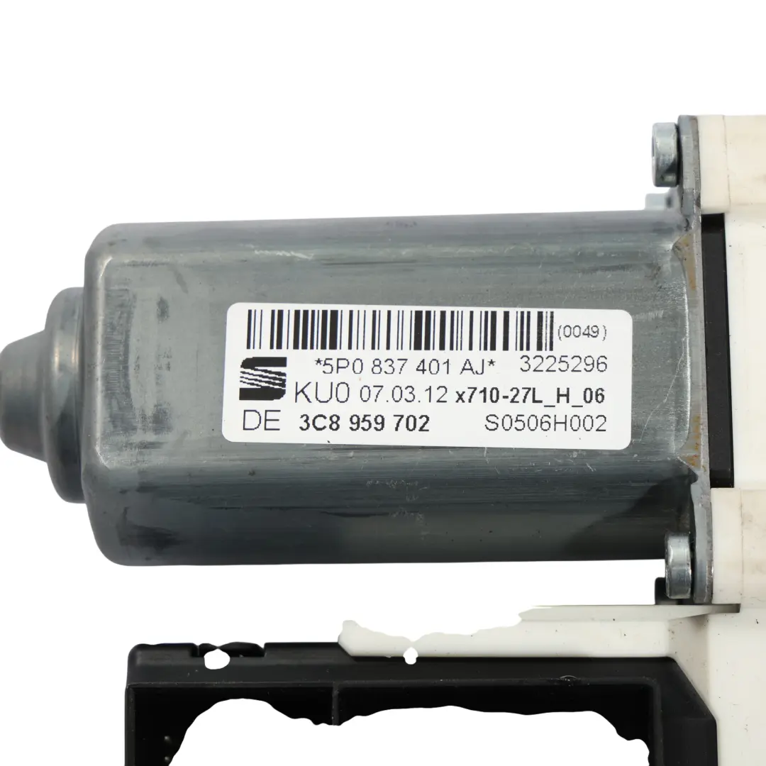 Front Door Window Lifter Regulator Left N/S 5P0837401AJ to Seat Altea XL with Part number 3C8959702 Seat Altea XL Front Door Window Lifter Regulator Left N/S 5P0837401AJ - SKU RHD-3C8959702 - Part number 3C8959702