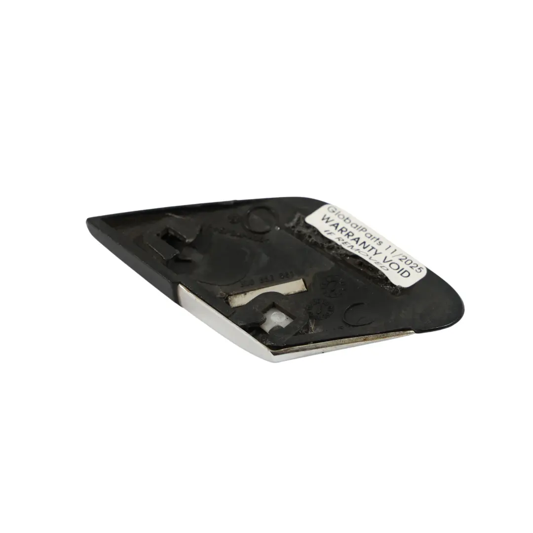 Panel Trim Cover Rear Left N/S Tarantella Black - R9V to Volkswagen Phaeton 3D with Part number 3D0853981 Volkswagen Phaeton 3D Panel Trim Cover Rear Left N/S Tarantella Black - R9V - SKU 3D0853981-TAB - Part number 3D0853981