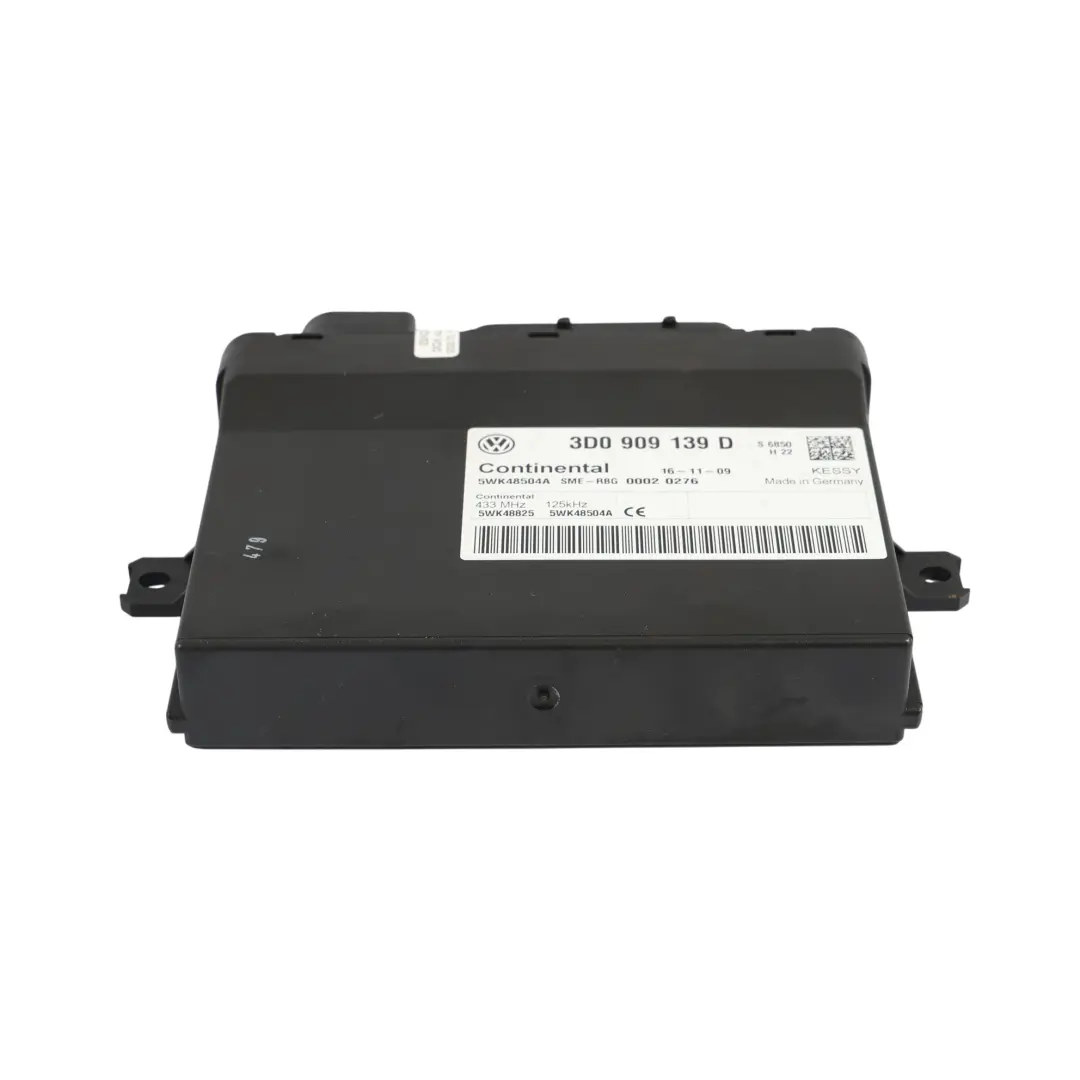 Porsche Cayenne 955 Módulo Sin Llave Para Unidad De Control Kessy ECU - SKU 3D0909139D - Número de pieza 3D0909139D