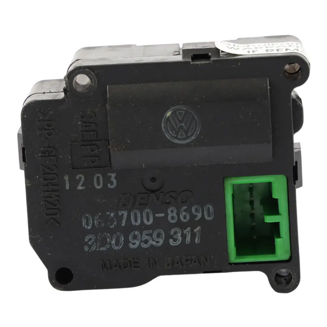 Heizung Entlüftungsklappe Steuerung Aktuator Motor für VW Volkswagen Phaeton 3D mit Teilenummer 3D0959311 VW Volkswagen Phaeton 3D Heizung Entlüftungsklappe Steuerung Aktuator Motor - SKU 3D0959311-1 - Teilenummer 3D0959311