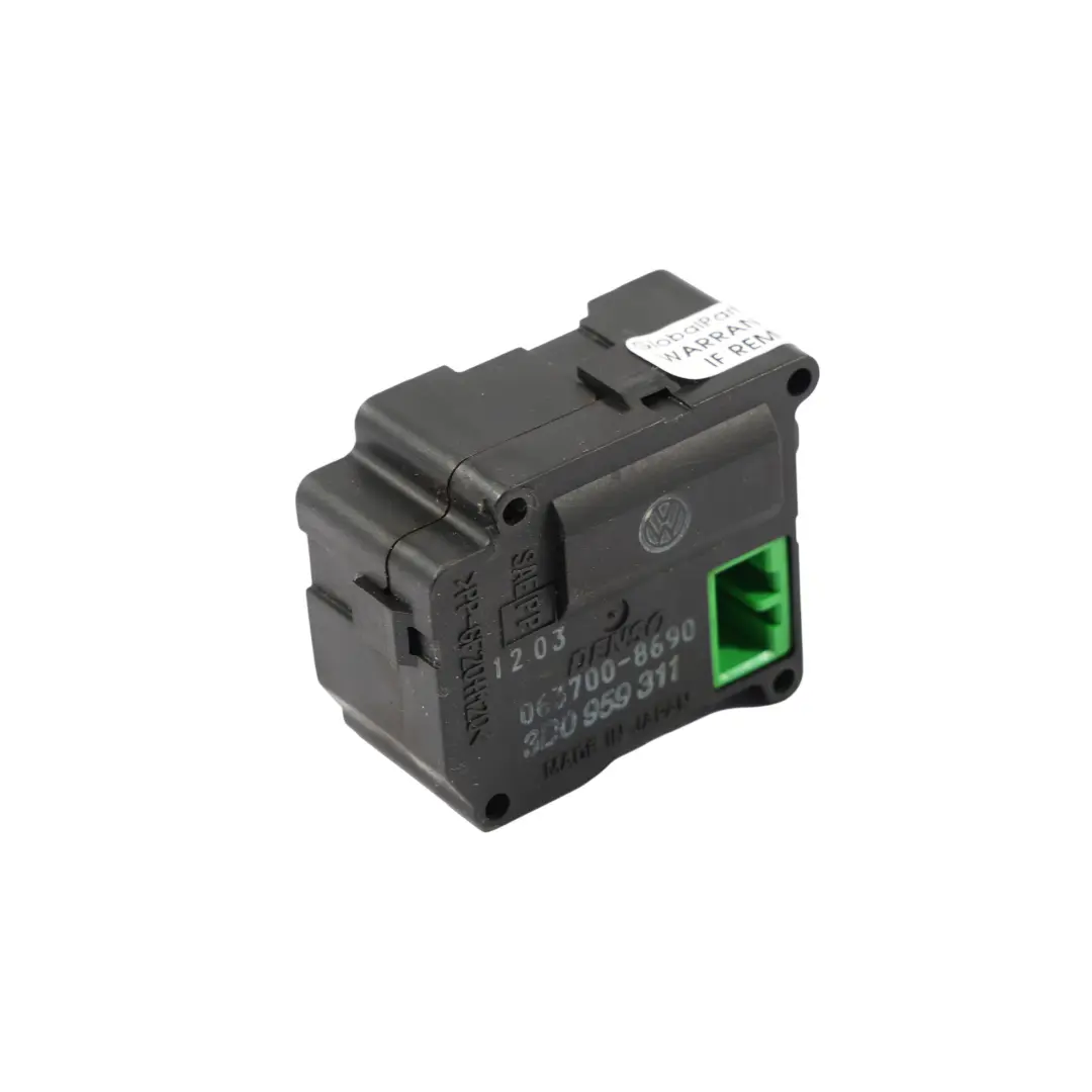 Heater Vent Flap Control Actuator Motor to VW Volkswagen Phaeton 3D with Part number 3D0959311 VW Volkswagen Phaeton 3D Heater Vent Flap Control Actuator Motor - SKU 3D0959311-1 - Part number 3D0959311