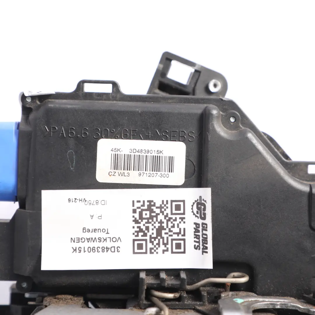 7L Mécanisme Verrouillage Porte Arrière Gauche pour Volkswagen Touareg à propos du numéro de pièce 3D4839015K Volkswagen Touareg 7L Mécanisme Verrouillage Porte Arrière Gauche - SKU 3D4839015K - Numéro de pièce 3D4839015K