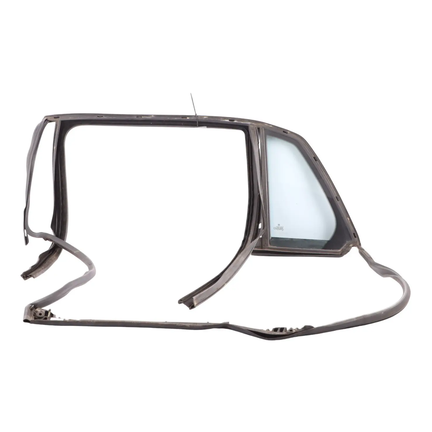 VW Phaeton GP0 3D Window Seal Door Rear Left N/S Fixed Window Glass 3D4839431CG