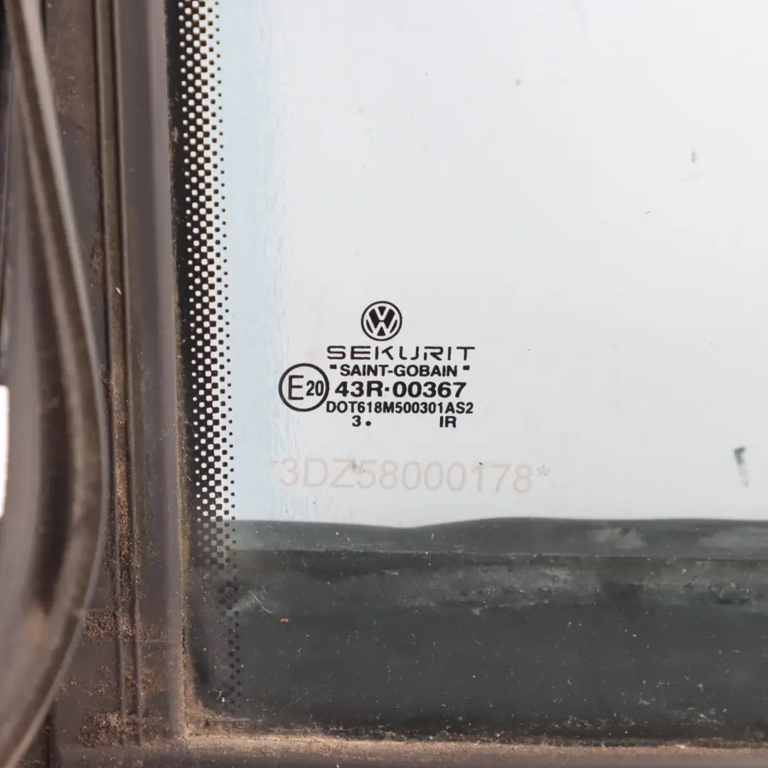 VW Phaeton GP0 3D Window Seal Door Rear Left N/S Fixed Window Glass - SKU 3D4839431CG - Part number 3D4839431CG