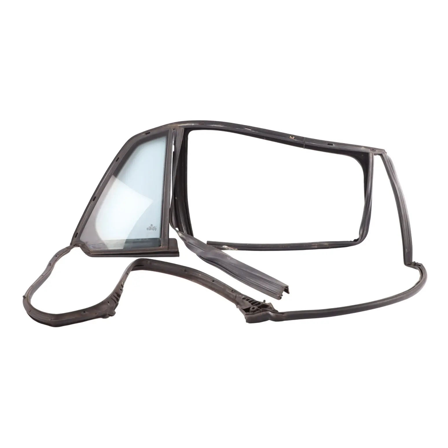 VW Phaeton GP0 3D Window Seal Door Rear Right O/S Fixed Window Glass 3D4839432CG