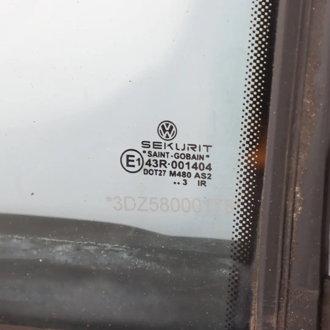 VW Phaeton GP0 3D Window Seal Door Rear Right O/S Fixed Window Glass - SKU 3D4839432CG - Part number 3D4839432CG