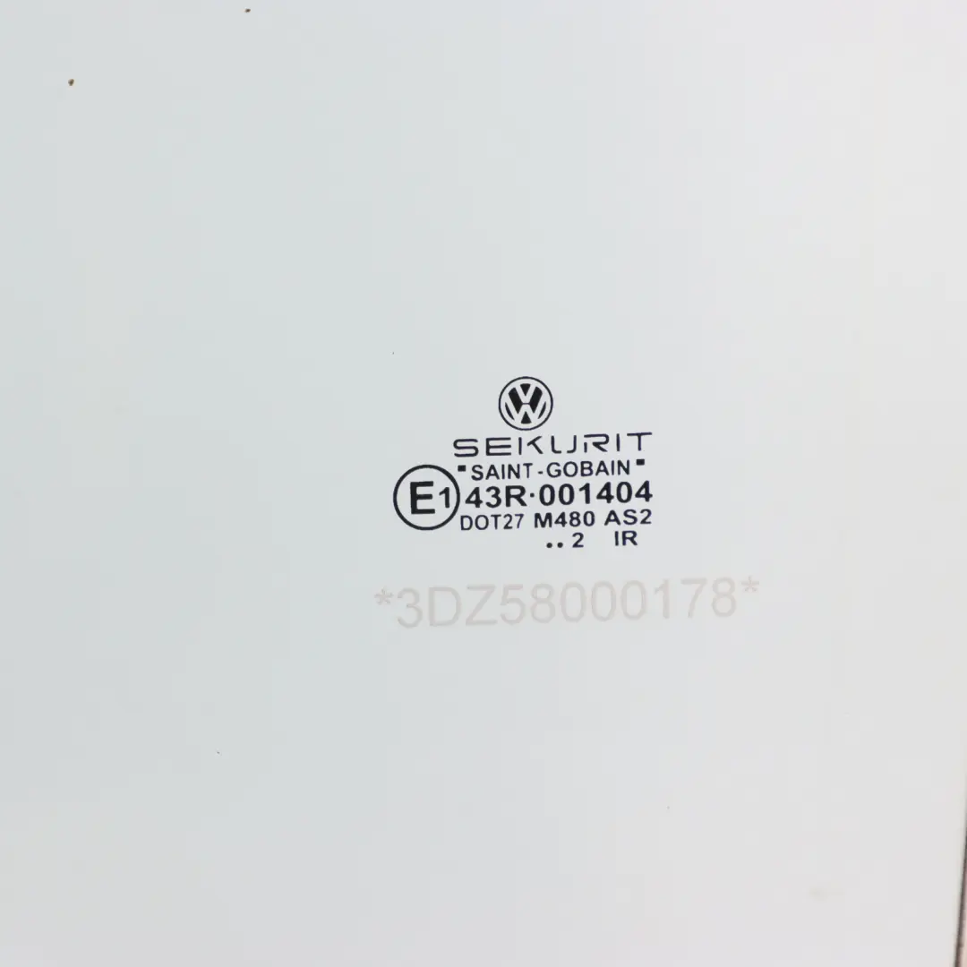Door Window Glass AS2 Rear Left N/S to Volkswagen Phaeton 3D with Part number 3D4845025G Volkswagen Phaeton 3D Door Window Glass AS2 Rear Left N/S - SKU 3D4845025G - Part number 3D4845025G
