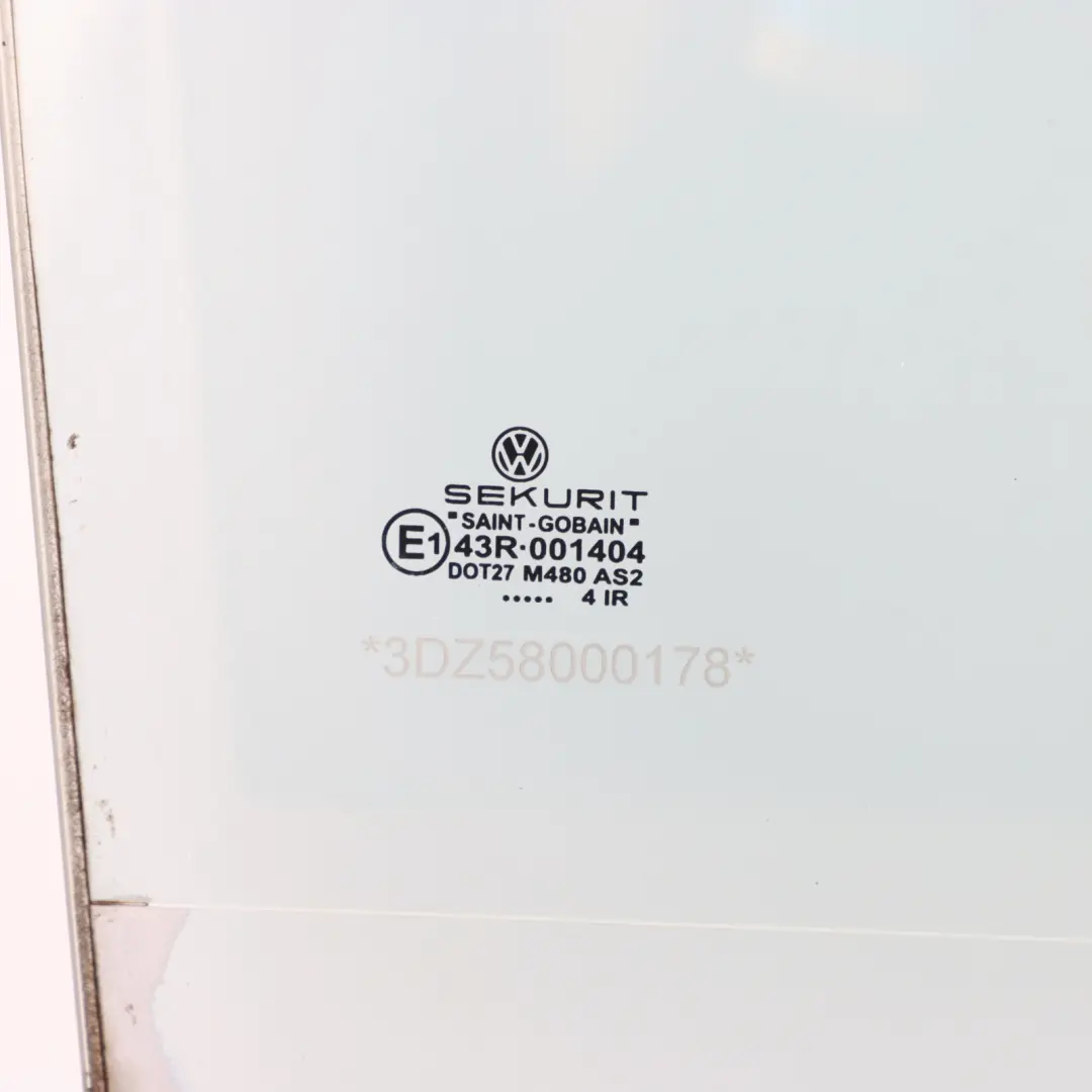 Volkswagen Phaeton 3D Door Window Glass AS2 Rear Right O/S - SKU 3D4845026G - Part number 3D4845026G