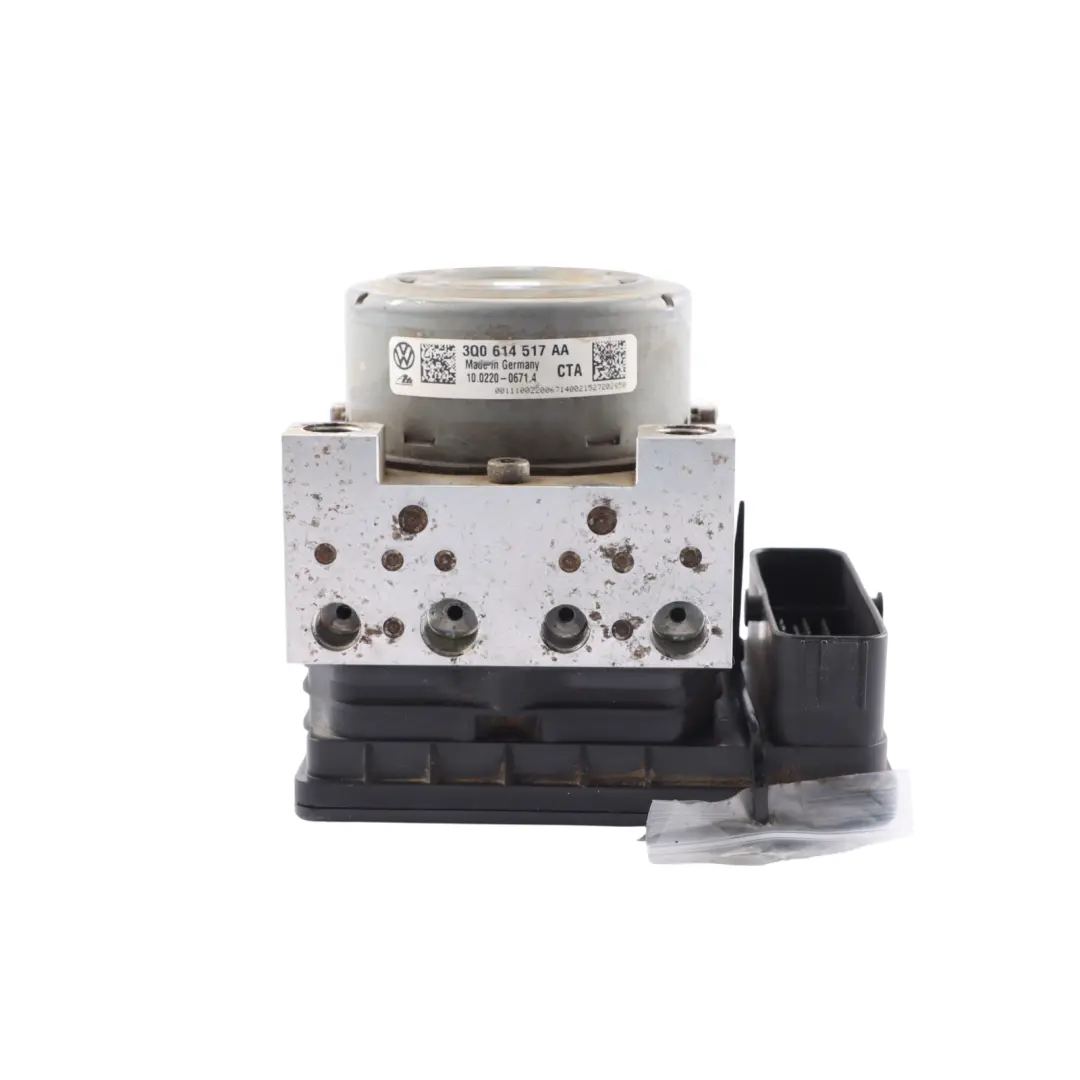 VW Volkswagen Golf Mk7 ABS Pump Modulator Hydraulic Unit - SKU 3Q0614517AA - Part number 3Q0614517AA