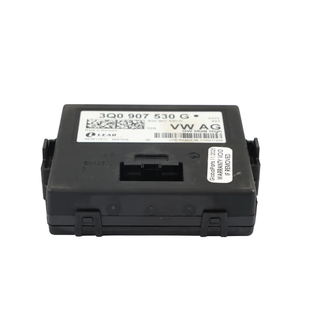 Módulo Control Puerta De Enlace Central Relé ECU para Audi S3 8V con número de pieza 3Q0907530G Audi S3 8V Módulo Control Puerta De Enlace Central Relé ECU - SKU 3Q0907530G - Número de pieza 3Q0907530G