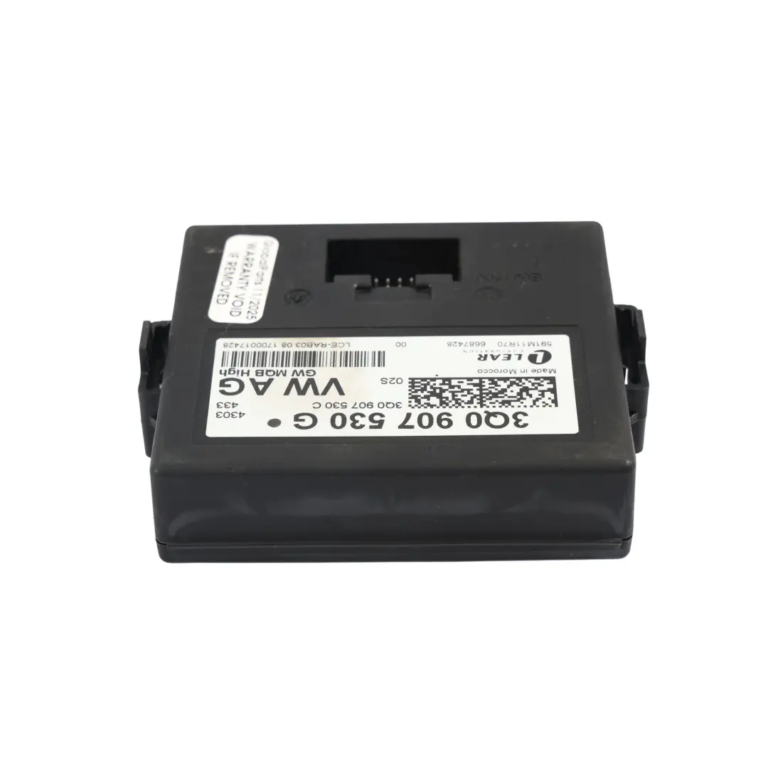 Central Gateway Control Unit Module Relay ECU to Audi S3 8V with Part number 3Q0907530G Audi S3 8V Central Gateway Control Unit Module Relay ECU - SKU 3Q0907530G - Part number 3Q0907530G