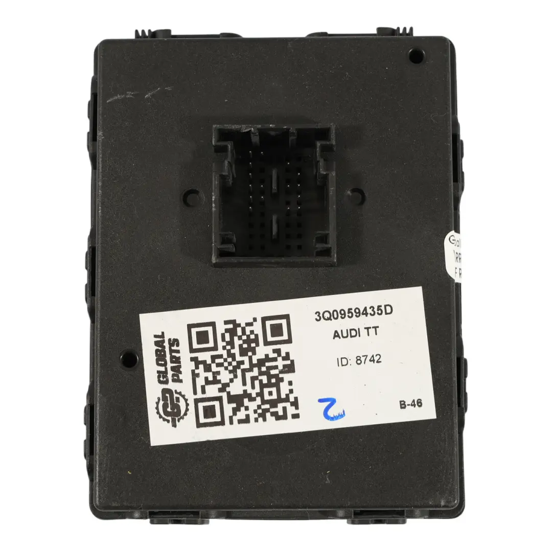 Mk3 8S Modul Steuergerät Kessy Komfortzugang für Audi TT FV mit Teilenummer 3Q0959435D Audi TT FV Mk3 8S Modul Steuergerät Kessy Komfortzugang - SKU 3Q0959435D - Teilenummer 3Q0959435D