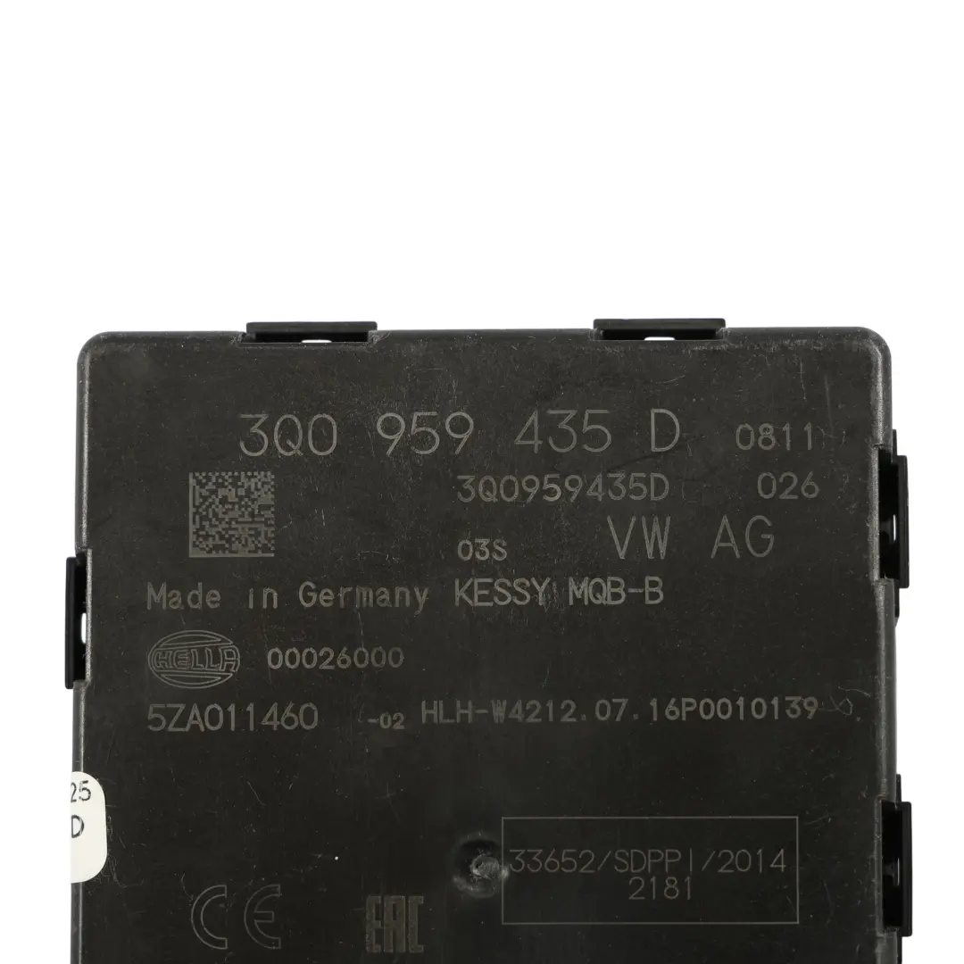 Mk3 8S Keyless Module Control Unit Comfort Access to Audi TT FV with Part number 3Q0959435D Audi TT FV Mk3 8S Keyless Module Control Unit Comfort Access - SKU 3Q0959435D - Part number 3Q0959435D