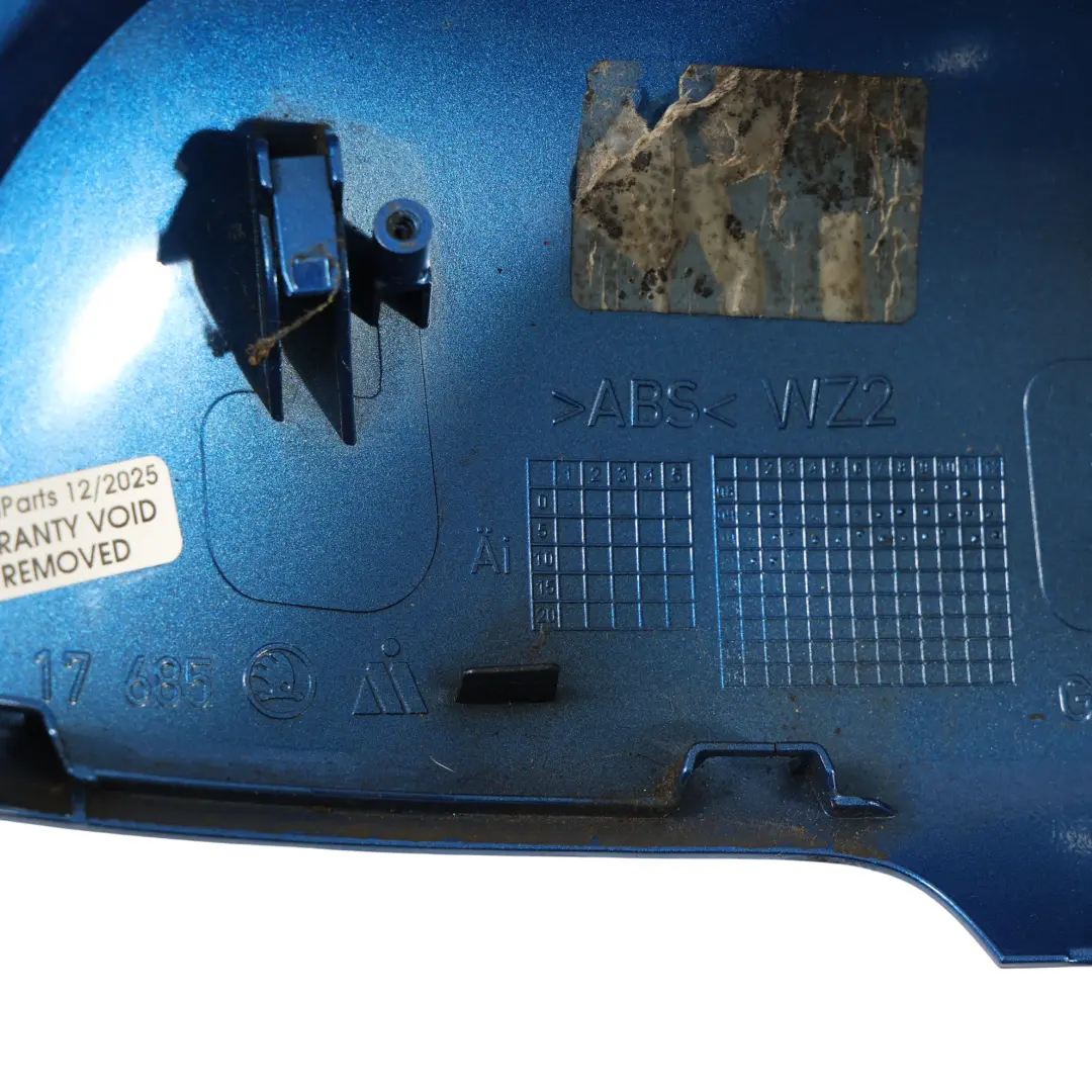 Außenspiegelabdeckung Gehäuse Links 8T2857409AH Race Blue - F5W für Skoda Octavia 2 mit Teilenummer 3T0857537 Skoda Octavia 2 Außenspiegelabdeckung Gehäuse Links 8T2857409AH Race Blue - F5W - SKU 3T0857537-RAB - Teilenummer 3T0857537