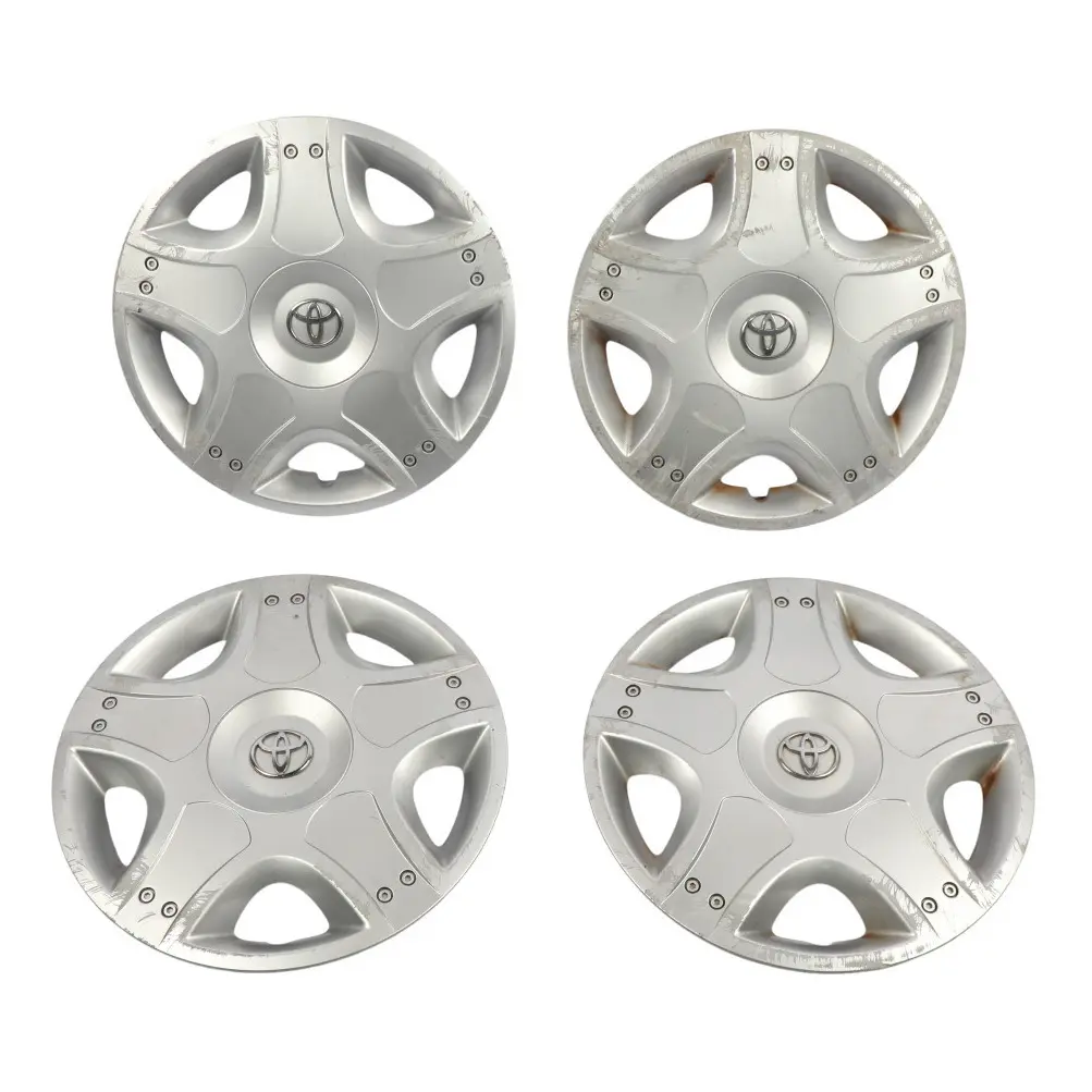 Toyota Yaris Mk1 XP10 14" Wheel Trim Cap Cover Hub Set Of 4 - SKU 426020D090 - Part number 426020D090