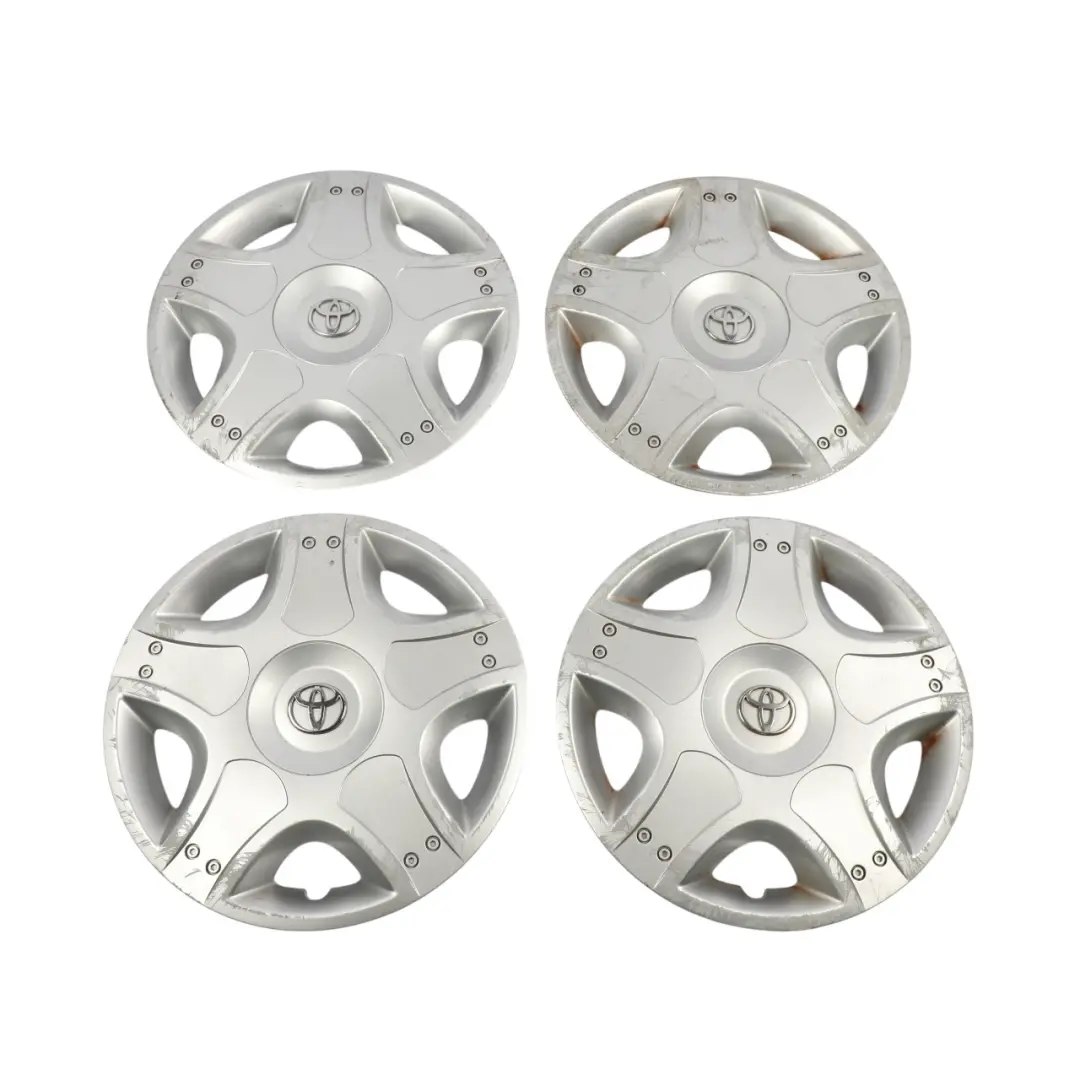 Toyota Yaris Mk1 XP10 14" Wheel Trim Cap Cover Hub Set Of 4 - SKU 426020D090 - Part number 426020D090