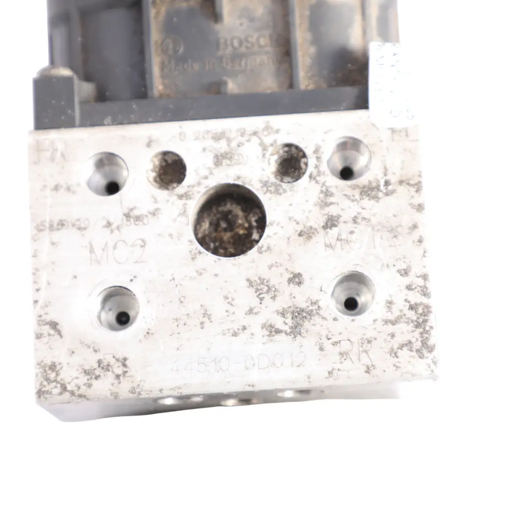 XP10 Brake Pump ABS Module Hydraulic Control Unit to Toyota Yaris with Part number 445100D012 Toyota Yaris XP10 Brake Pump ABS Module Hydraulic Control Unit - SKU 445100D012 - Part number 445100D012